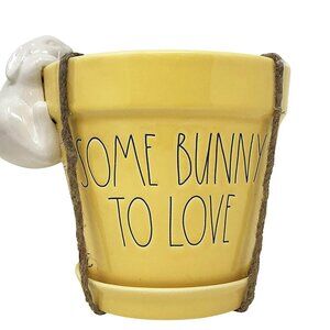 Rae Dunn Decorative Ceramic Easter Planter (Some Bunny to Love/8 in Height